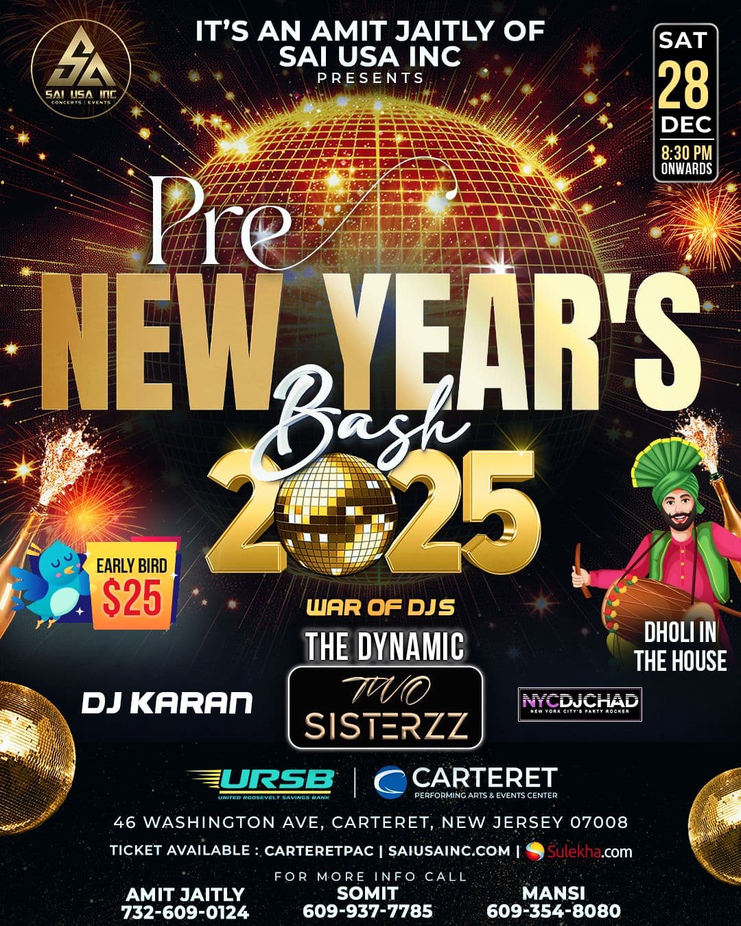 Pre New Years Bash 2025